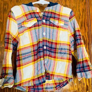 Toddler Hooded Flannel